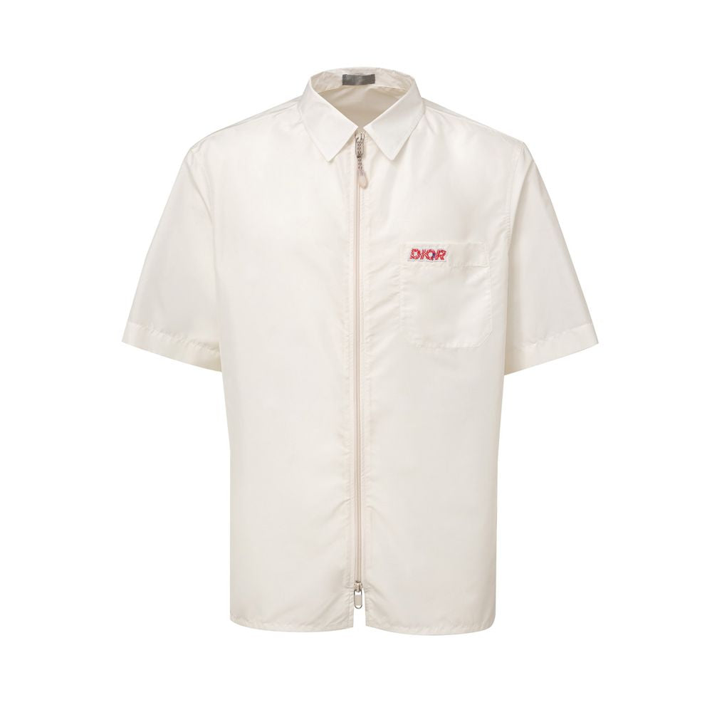 Dior Zip-Up Short Sleeve Shirt