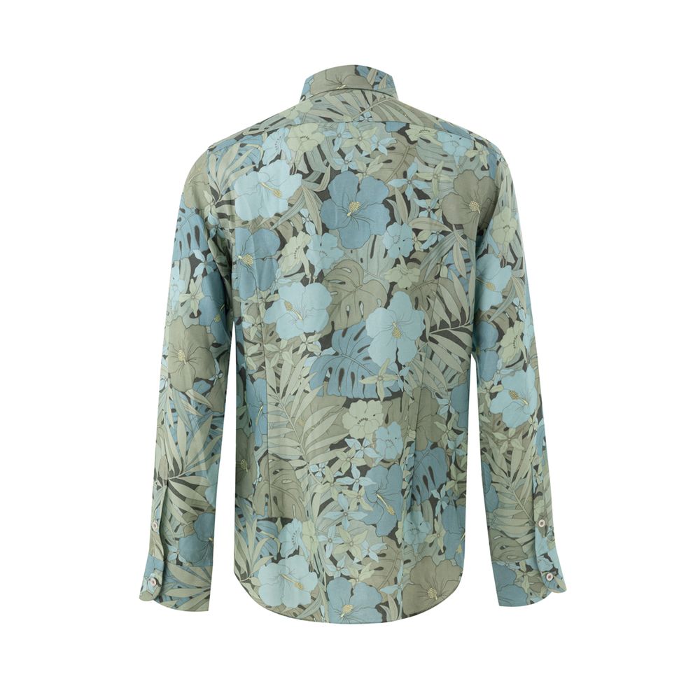 Tom Ford Botanical Print Collar Shirt
