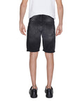 Antony Morato Logo Dark Denim Shorts