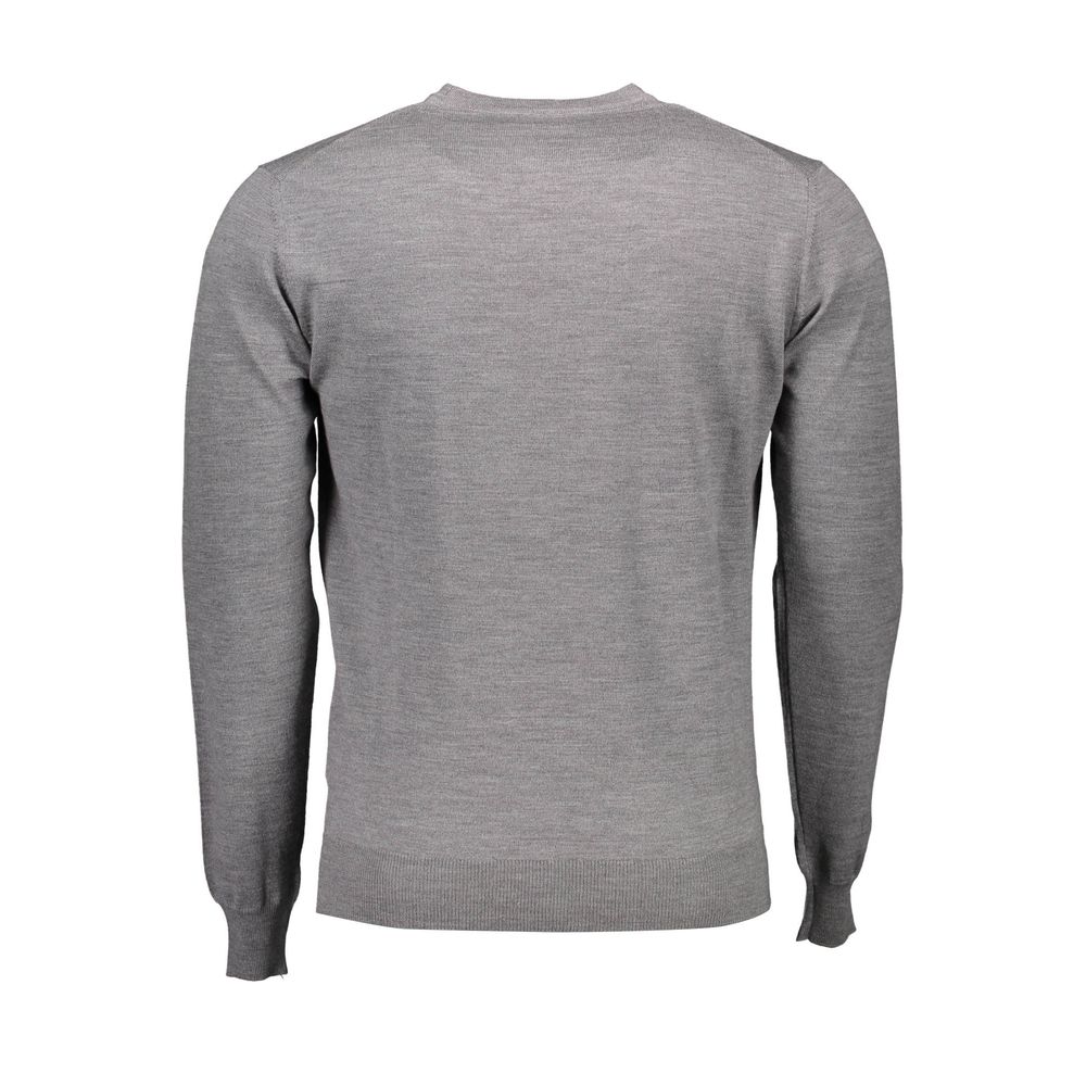 Harmont & Blaine Wool Crewneck Sweater - Gray/Grey