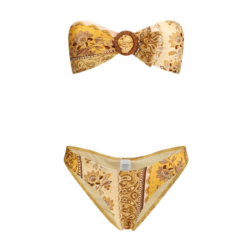 Zimmermann Lucky Paisley Two-Piece Swimsuit