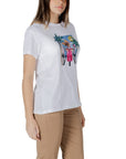 Liu Jo Graphic Crewneck Cotton T-Shirt