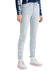 Desigual Bleached Skinny Jeans