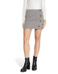 Only Checkered Mini Skirt