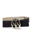 Armani Exchange Logo Buckle Belt