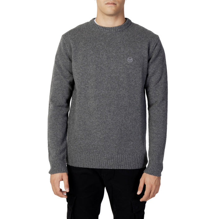 Sergio Tacchini Minimalist Wool-Blend Sweater - grey