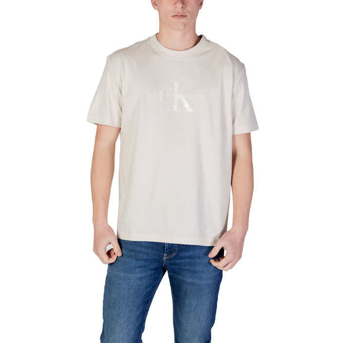 Calvin Klein Jeans Logo Crewneck T-Shirt 100% Cotton