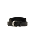 Calvin Klein Jeans Minimalist Genuine Leather Round Buckle Belt