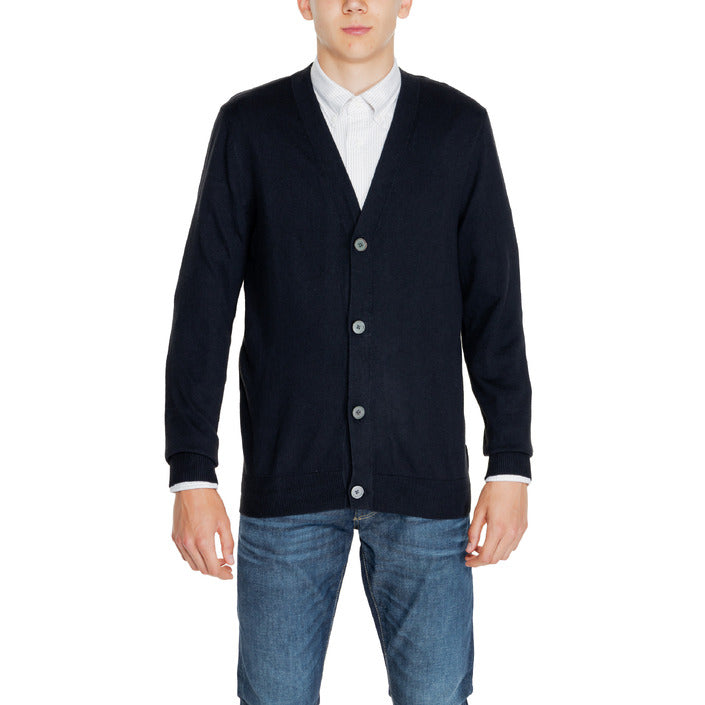 Jack & Jones Minimalist Cotton Blend Cardigan