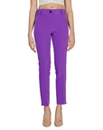 Sol Wears Women Crop Pants - purple