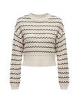 Only Crewneck Knitted Sweater - beige