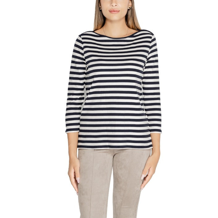 Street One 100% Cotton Striped Long Sleeve Top