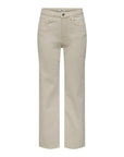 Only Minimalist Beige Color Wide Leg Baggy Chinos