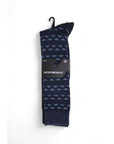 Emporio Armani Logo 100% Cotton High Socks - 2 Pack