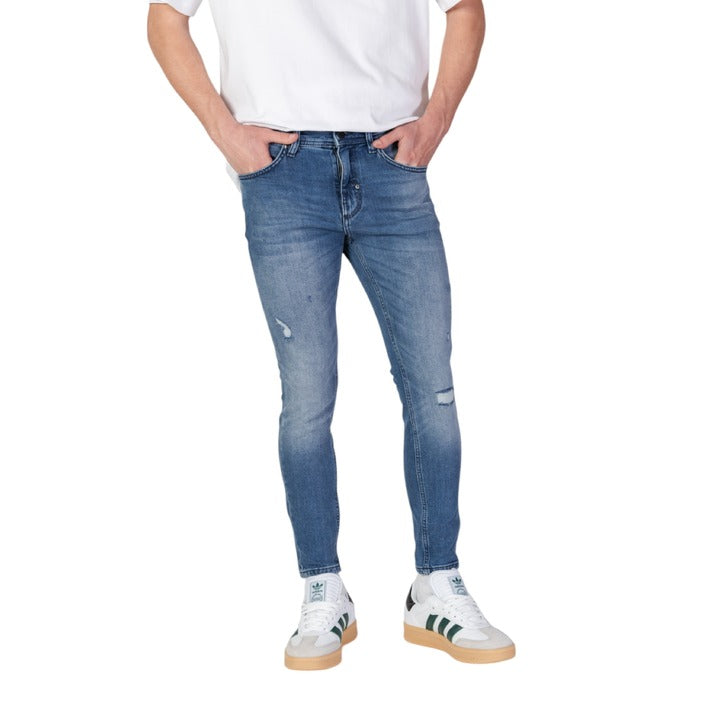 Antony Morato Distressed Medium Wash Skinny Jeans