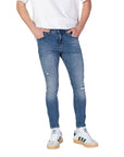 Antony Morato Distressed Medium Wash Skinny Jeans