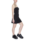 Tommy Hilfiger Jeans Logo Halter Neck Mini Dress - Black
