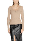 Morgan De Toi Minimalist Ribbed Knit Top