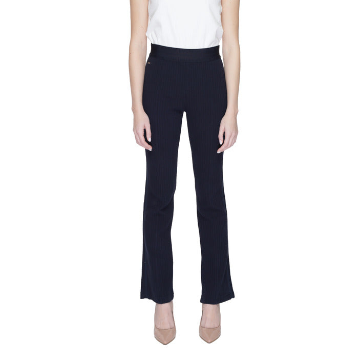 Street One High Waist Black Boot Cut Suit Pants