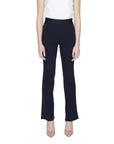 Street One High Waist Black Boot Cut Suit Pants