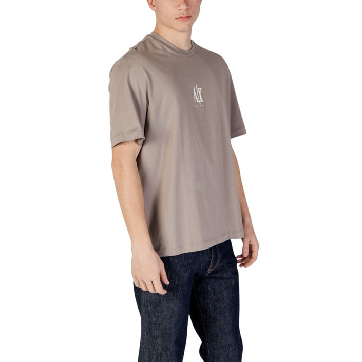 Armani Exchange Logo 100% Cotton Crewneck T-Shirt