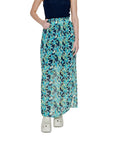 Morgan De Toi Abstract Art Flowy Maxi Skirt