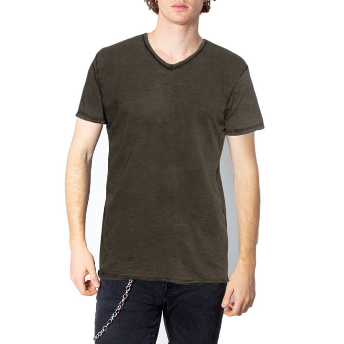 Brian Brome Minimalist 100% Cotton V-Neck T-Shirt