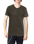 Brian Brome Minimalist 100% Cotton V-Neck T-Shirt