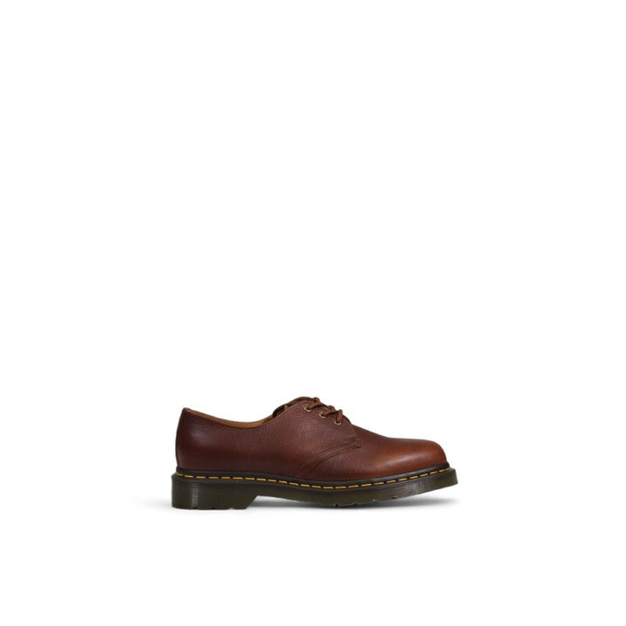 Dr. Martens Minimalist Brown Genuine Leather Lace-Up Shoes