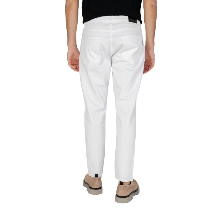 Antony Morato Logo Straight Leg Fit White Chinos