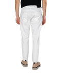 Antony Morato Logo Straight Leg Fit White Chinos