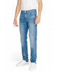 Gas Logo Light Wash Slim Fit Jeans