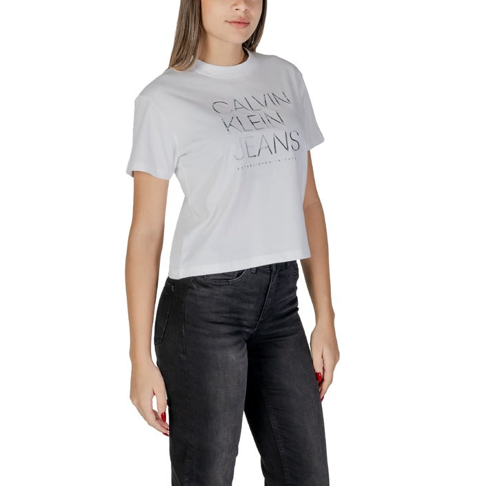 Calvin Klein Jeans Logo Crewneck T-Shirt 100% Cotton