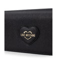 Love Moschino Logo Saffiano Vegan Leather Crossbody Bag