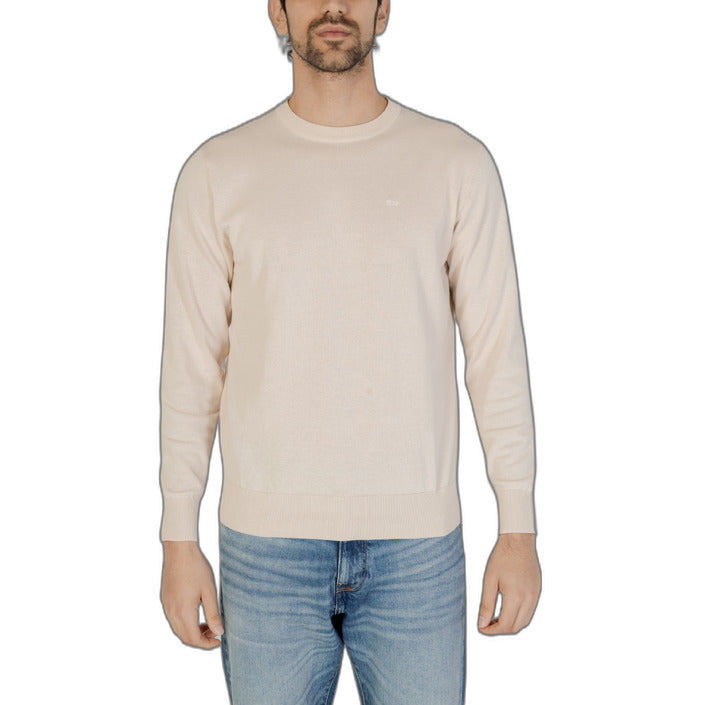 Gas Minimalist Crewneck Sweater - Beige