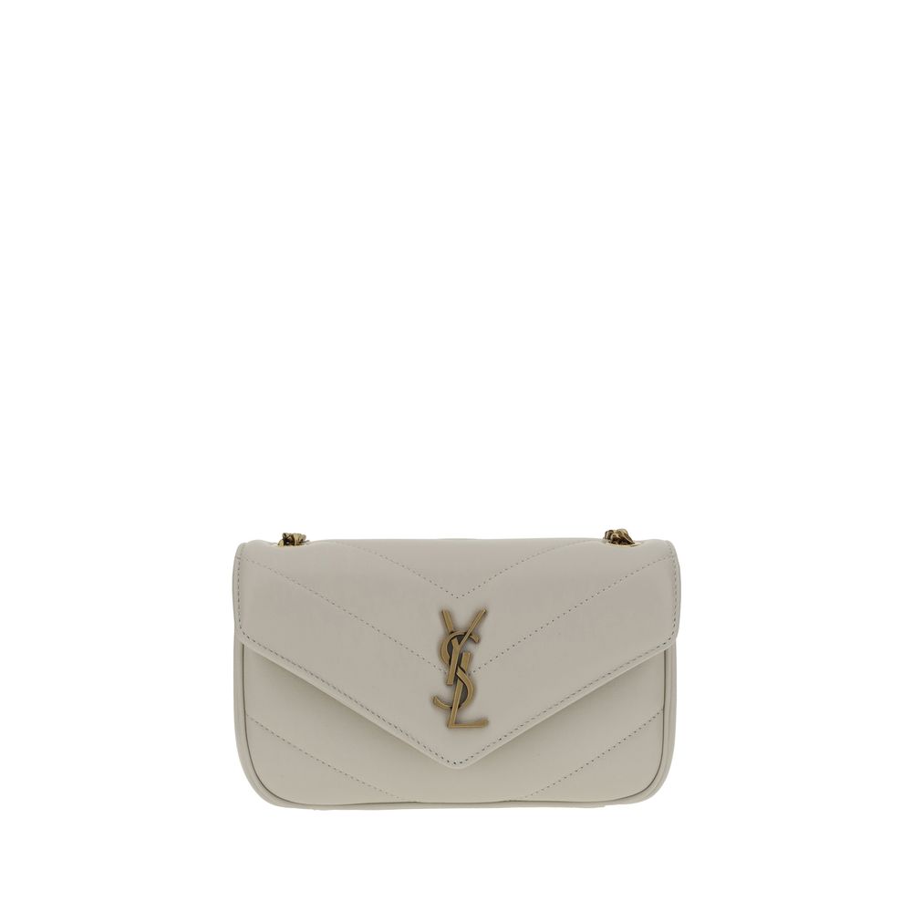 YSL Lou Lou leather chevron quilted shoulder bag