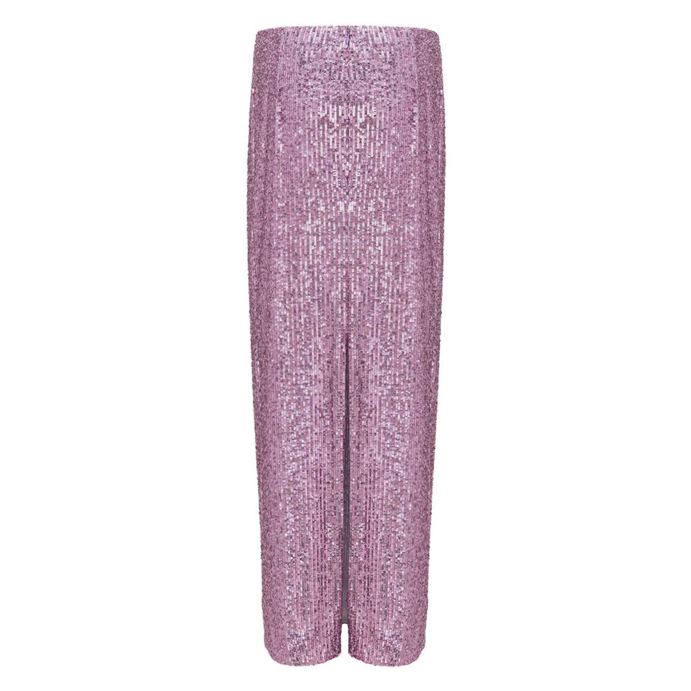 Tom Ford Pink Sequin Back Slit Maxi Skirt