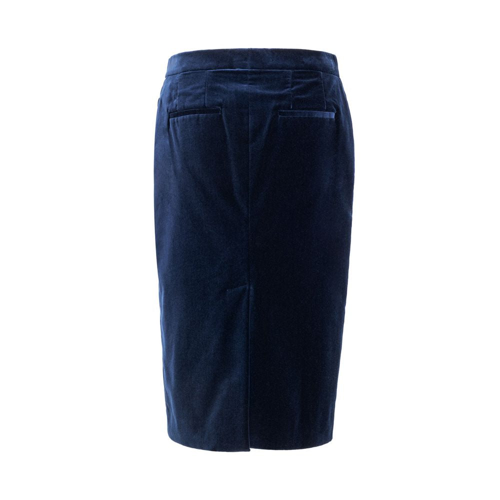 Tom Ford Midi Pencil Skirt - Deep Blue