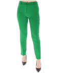Sol Wears Women Crop Pants - lighter green