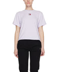 Tommy Hilfiger Logo Cotton-Blend T-Shirt - Lilac