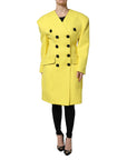 Dolce & Gabbana Double-Breasted Trench Coat - Limoncello Yellow