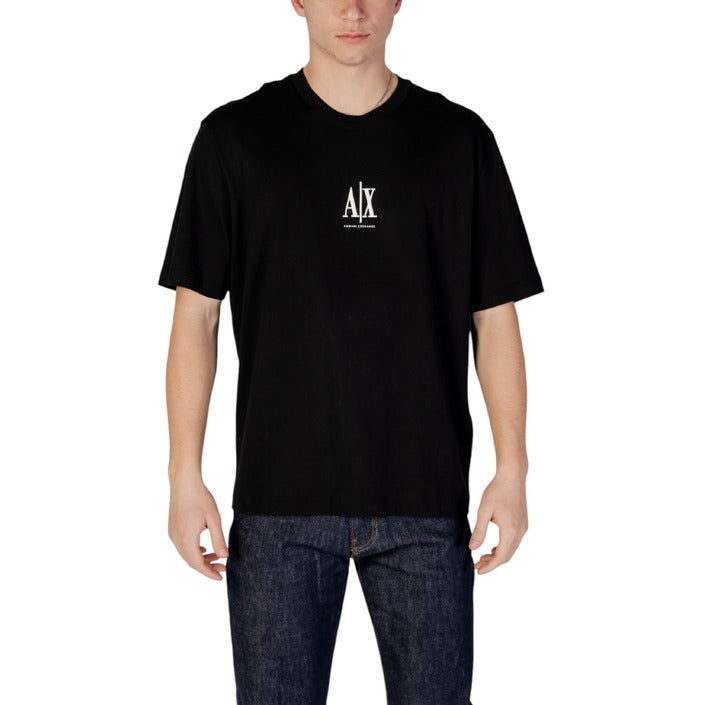 Armani Exchange Logo 100% Cotton Crewneck T-Shirt