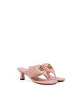 Gucci Mystic Pink Nappa Leather Charlotte Sandals