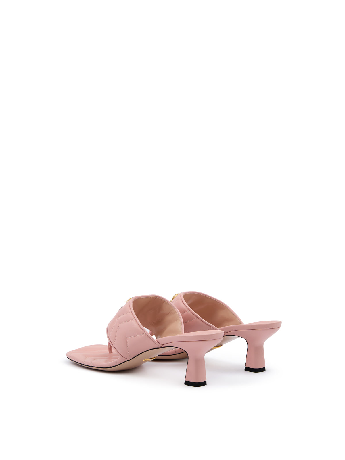 Gucci Mystic Pink Nappa Leather Charlotte Sandals