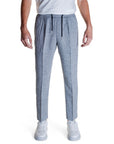 Antony Morato Linen-Blend Ankle Length Slim Fit Pants