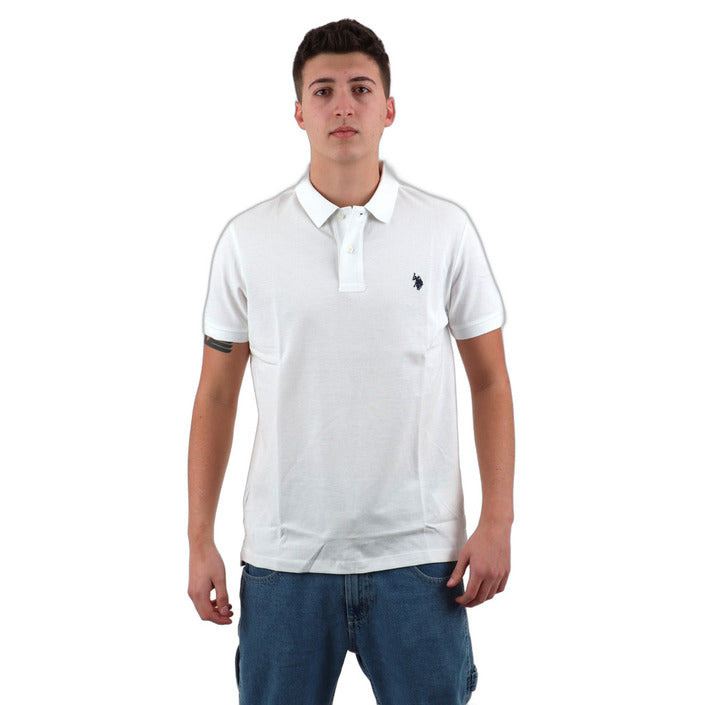 U.S. Polo Assn. Logo Pure Cotton Polo Shirt - White