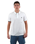 U.S. Polo Assn. Logo Pure Cotton Polo Shirt - White