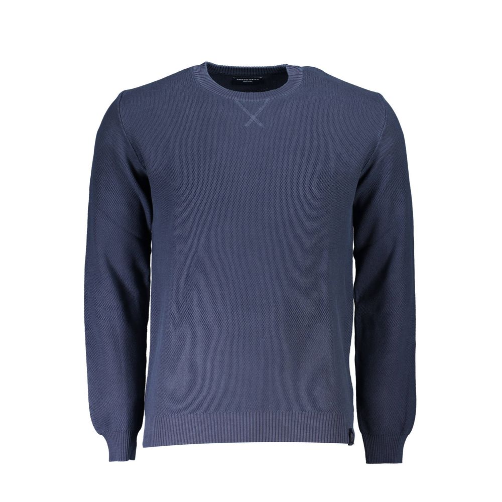 North Sails Crewneck Organic Cotton Sweater - Rustic Blue