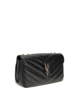 YSL Lou Lou Leather Chevron Quilted Shoulder Bag