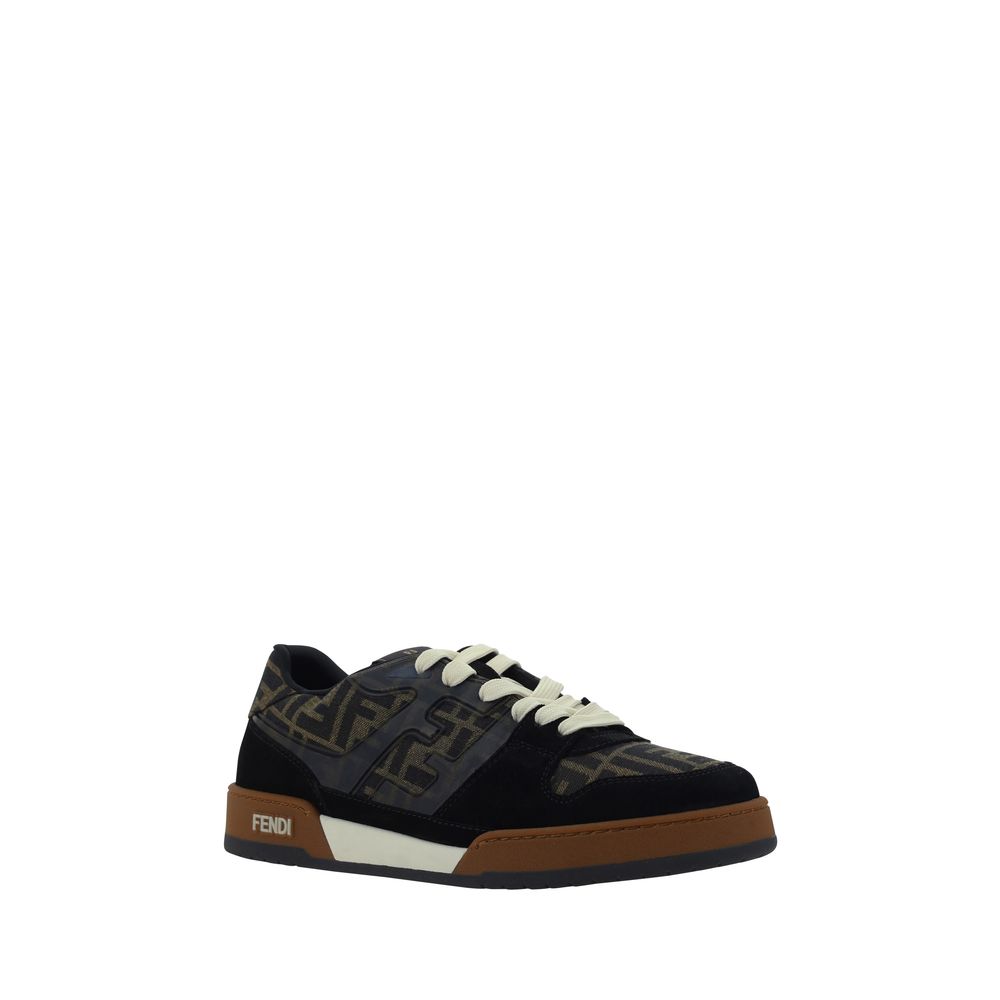 Fendi Lace-Up Low Top Sneakers